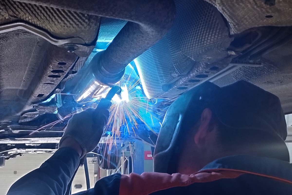 Замена катализатора на пламегаситель