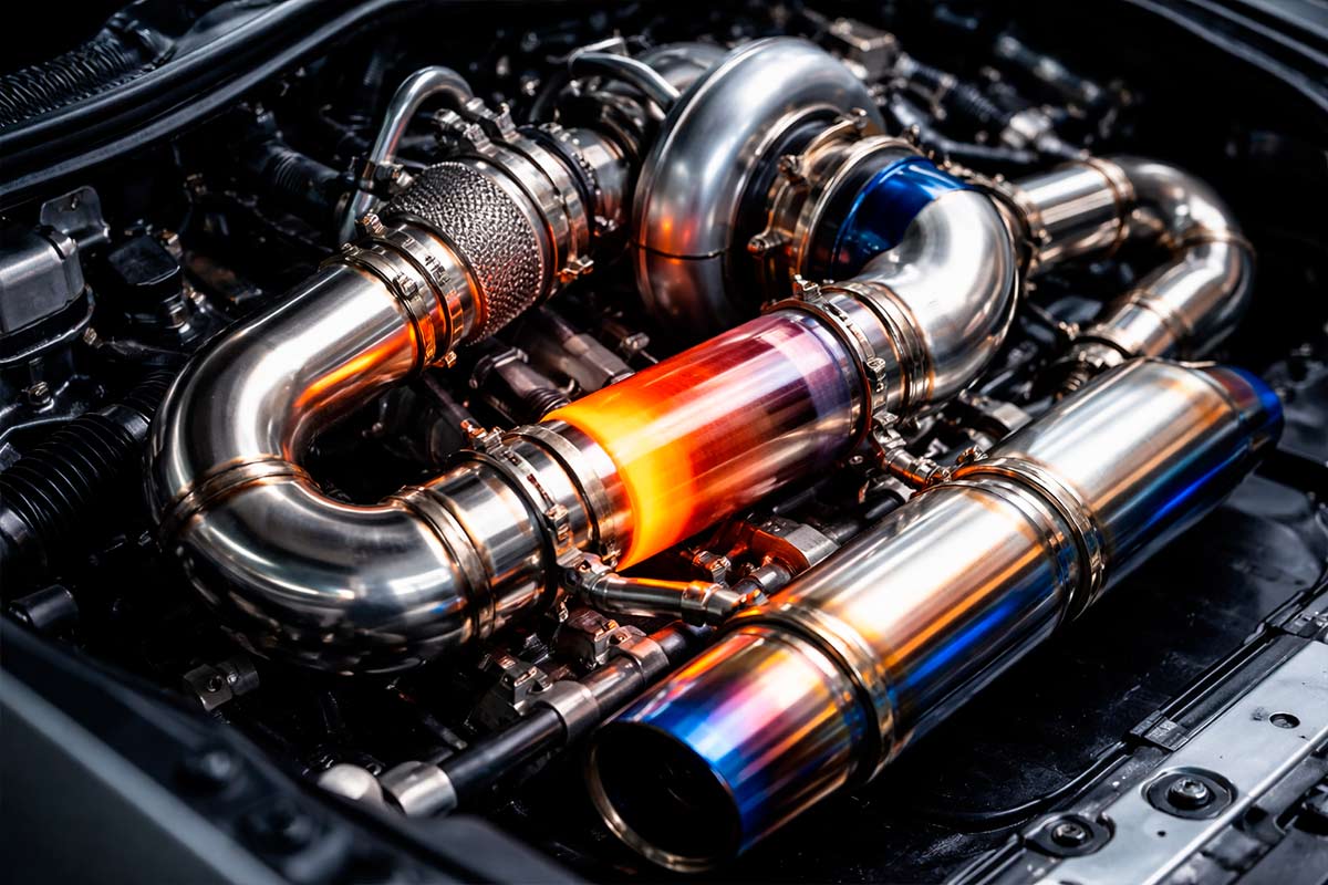 Выхлопная система турбированного двигателя — особенности